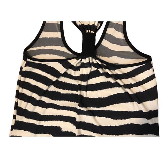 CALVIN KLEIN Dress/Cover-Up Slip On Stripes Navy/White Size Measures S - Picture 3 of 5